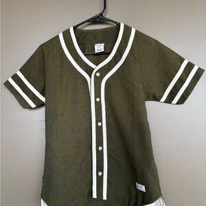 Olive Green Baseball Jersey CROOKS & CASTLES